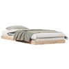 vidaXL Cadre de lit sur&eacute;lev&eacute; Naturel 80 x 210 cm Pin massif