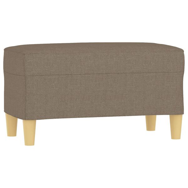 vidaXL Banc Taupe 70x35x41 cm Tissu