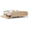 vidaXL Cadre de lit sans matelas 160x200 cm bois massif de pin