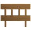 vidaXL T&ecirc;te de lit Marron miel 93,5x3x81 cm Bois massif de pin