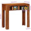 vidaXL Table console 80x35x75 cm bois massif d'acacia