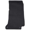 vidaXL Tapis de voiture 4 pcs Noir Caoutchouc