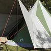 vidaXL Tente Tipi familiale avec toit Vert et beige 510 x 690 x 330 cm