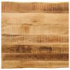 vidaXL Dessus de table bord vivant 40x40x3,8 cm bois de manguier brut