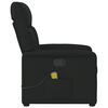 vidaXL Fauteuil de massage inclinable Noir Tissu