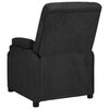 vidaXL Fauteuil inclinable noir tissu microfibre