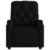 vidaXL Fauteuil inclinable de massage noir tissu