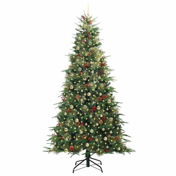 vidaXL Sapin de No&euml;l Artificiel &agrave; Branches Articul&eacute;es Vert 240 cm