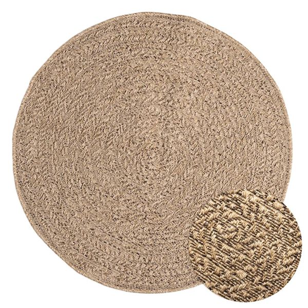 vidaXL Tapis 90 cm aspect jute int&eacute;rieur et ext&eacute;rieur