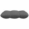 vidaXL Coussins de siège 4 pcs Gris foncé 40 x 40 cm