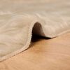 vidaXL Tapis en fausse Tafalla Beige 60 x 110 cm Polyester