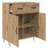 vidaXL Buffet Chêne artisanal 69,5 x 34 x 90 cm Bois d'ingénierie