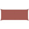 vidaXL Voile d'ombre Terre cuite 2,5 x 6 m 100 % polyester Oxford