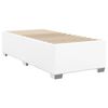vidaXL Sommier &agrave; lattes de lit avec matelas Blanc 80x200 cm Similicuir