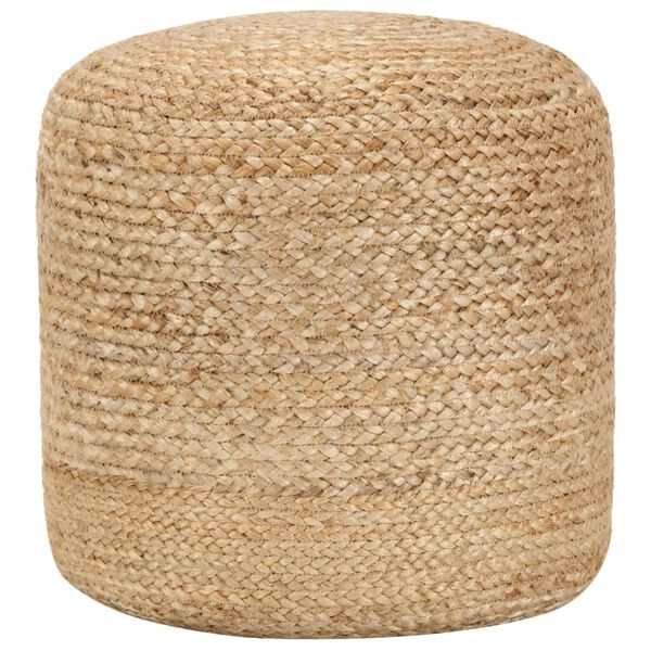 vidaXL Pouf fait &agrave; la main 40 x 45 cm Jute