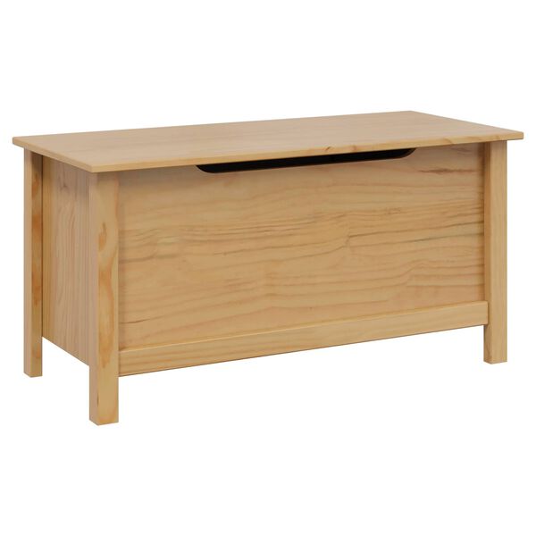 vidaXL Bo&icirc;te de rangement avec stockage Marron miel 90 x 40 x 45 cm