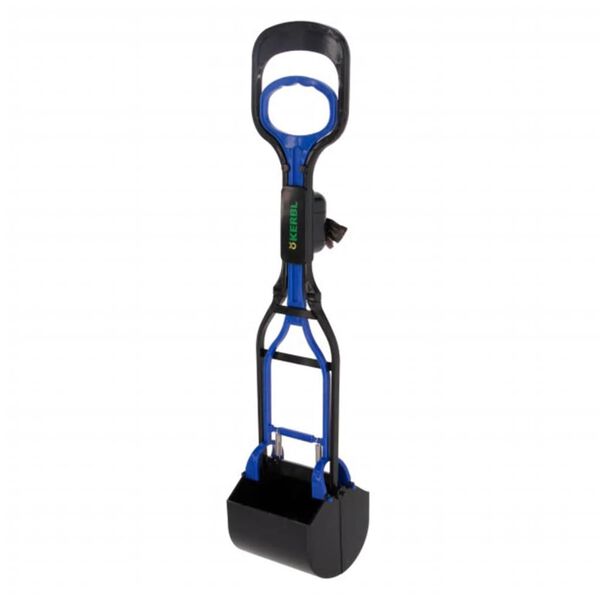 Kerbl Pelle &agrave; fumier pour animaux de compagnie 71x13x14cm Bleu et noir