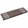 vidaXL Tapis d'escalier auto-adh&eacute;sifs 15 pc 65 x 21 x 4 cm Non-Slip