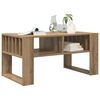 vidaXL Table basse Ch&ecirc;ne artisanal 92 x 49,5 x 45 cm Bois d'ing&eacute;nierie