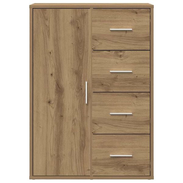 vidaXL Buffet Ch&ecirc;ne artisanal 60 x 31 x 84 cm Bois d'ing&eacute;nierie