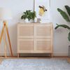 vidaXL Portes d'armoire &agrave; persiennes 4 pcs 39,5x49,4 cm pin massif