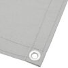 vidaXL &Eacute;cran de balcon gris clair 75x400 cm 100% polyester oxford