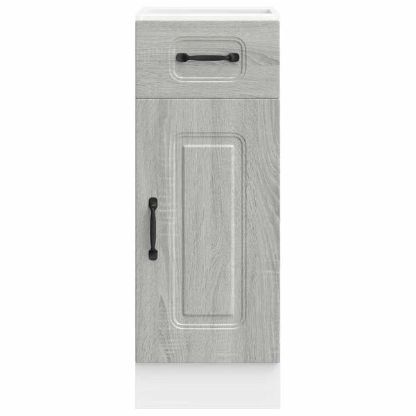 vidaXL Armoire de cuisine Kalmar sonoma gris bois d'ingénierie