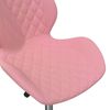 vidaXL Chaises pivotantes &agrave; manger lot de 2 Rose Velours