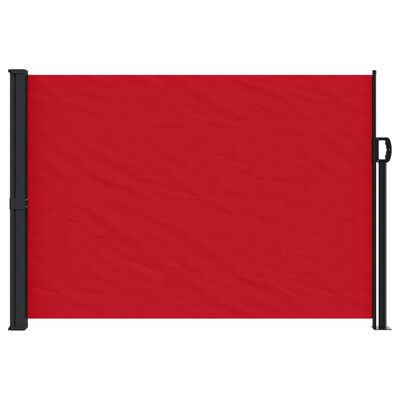 vidaXL Auvent latéral rétractable rouge 140x500 cm