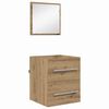 vidaXL Ensemble de mobilier de salle de bain Marron 41 x 38,5 x 48 cm