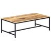 vidaXL Table basse 120x60x40 cm Bois de manguier solide brut