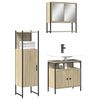 vidaXL Ensemble de meubles de salle de bain 3 pcs ch&ecirc;ne sonoma
