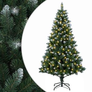 vidaXL Sapin de No&euml;l artificiel 120 cm 150 LED Blanc chaud