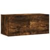vidaXL Armoire murale ch&ecirc;ne fum&eacute; 80x36,5x35 cm bois d'ing&eacute;nierie