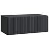 vidaXL Meuble TV mural Noir 78,5 x 41 x 30 cm Bois d'ing&eacute;nierie