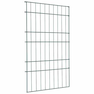 vidaXL Ensemble de cl&ocirc;ture de jardin 8 pcs Vert 50 x 80 cm Acier