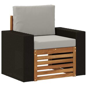 vidaXL Sofa de milieu ext&eacute;rieur Naturel