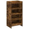 vidaXL Cabinet &agrave; chaussures avec stockage Ch&ecirc;ne fum&eacute; 48 x 36 x 92 cm