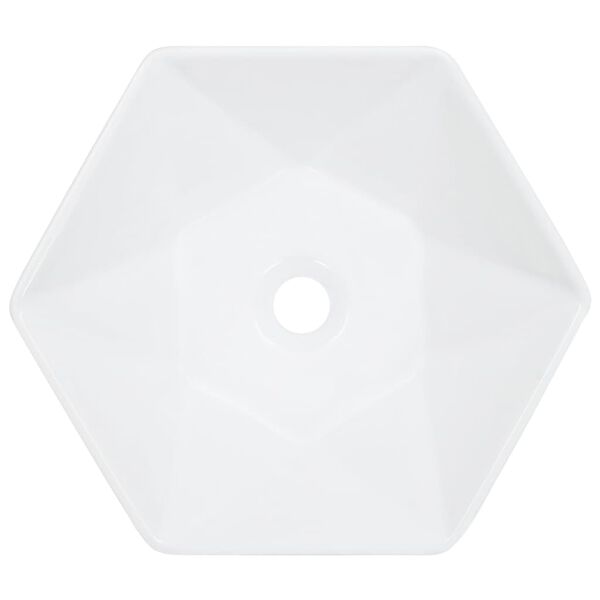 vidaXL Lavabo 41x36,5x12 cm Céramique Blanc