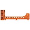 vidaXL Cadre de lit sans matelas cire marron 75x190 cm bois pin massif