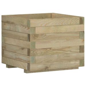 vidaXL Lit sur&eacute;lev&eacute; 50x50x40 cm Bois Carr&eacute;