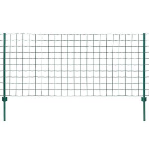 vidaXL Cl&ocirc;ture Euro Acier 20x1,2 m Vert