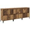 vidaXL Buffets 3 pc Bois Ancien 60 x 35 x 70 cm Bois d'ing&eacute;nierie
