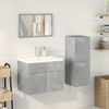 vidaXL Ensemble de meubles de salle de bain 4 pcs gris b&eacute;ton