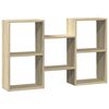 vidaXL &Eacute;tag&egrave;re murale ch&ecirc;ne sonoma 96x18x60 cm bois d'ing&eacute;nierie