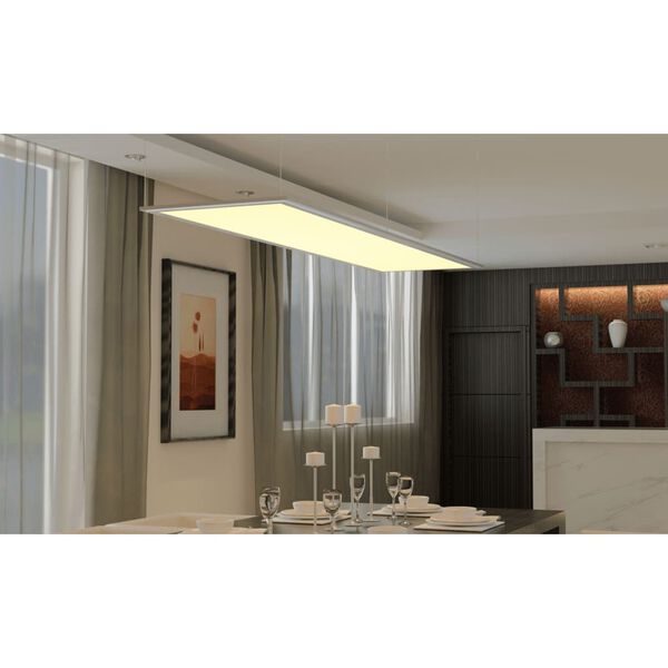 Panneau lumineux led 120 x 30 cm 40 W blanc chaud