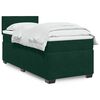 vidaXL Sommier à lattes de lit et matelas Vert foncé 80x200 cm Velours