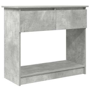 vidaXL Table console avec tiroirs gris b&eacute;ton 85,5x38,5x74,5 cm