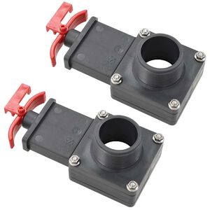 vidaXL Vanne de portail de piscine 2 pcs 1,5