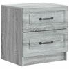 vidaXL Cabinet de chevet Sonoma gris 43 x 34,5 x 44,5 cm